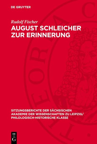 Produktbild: August Schleicher zur Erinnerung