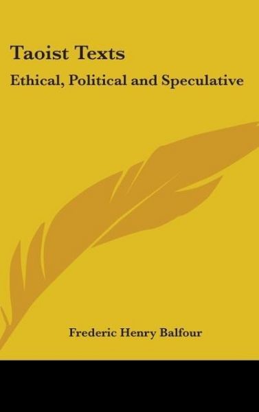 Produktbild: Balfour, F: Taoist Texts