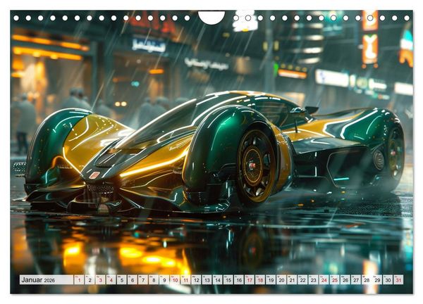 Produktbild: Future Rides (Wandkalender 2026 DIN A4 quer), CALVENDO Monatskalender
