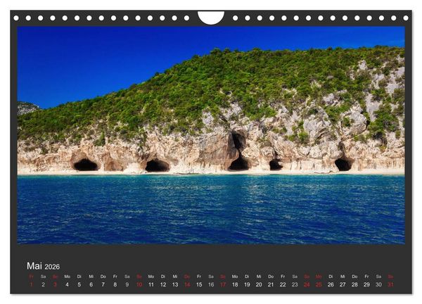 Produktbild: Sardinien - Traumstr&auml;nde am Mittelmeer (Wandkalender 2026 DIN A4 quer), CALVENDO Monatskalender