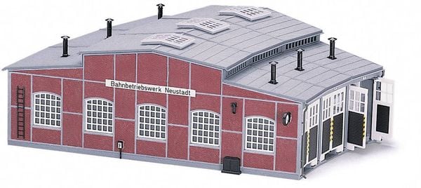 Produktbild: Fleischmann 6476 H0 Ringlokschuppen-Bausatz