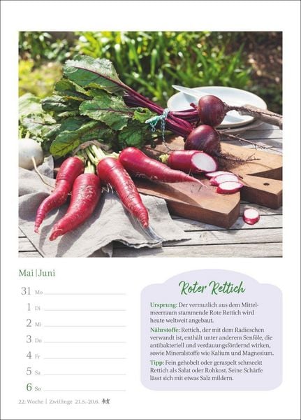 Produktbild: Der kleine K&uuml;chenkalender Wochenkalender 2027 - Wochenkalender mit praktischen Tipps