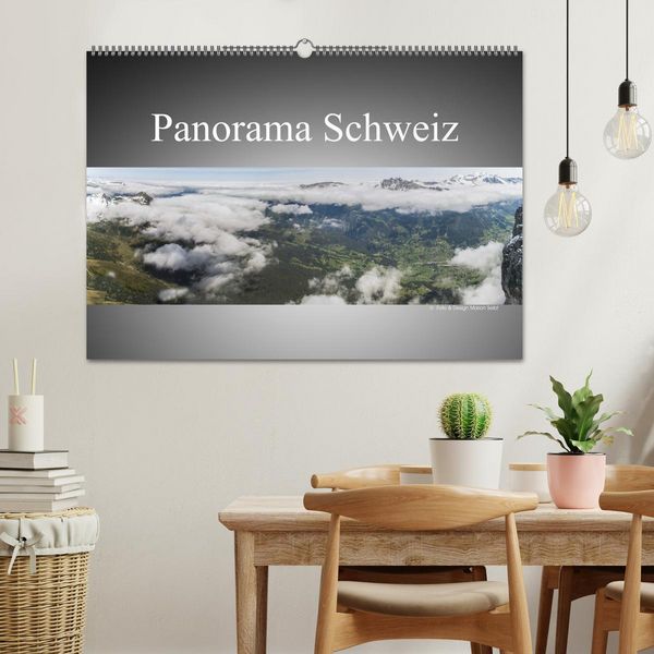 Produktbild: Panorama Schweiz (Wandkalender 2026 DIN A2 quer), CALVENDO Monatskalender