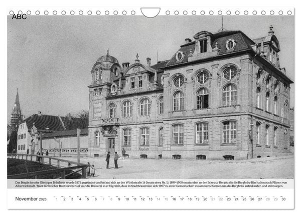 Produktbild: Historisches M&uuml;nchen - Alte M&uuml;nchner Brauereien, Brauh&auml;user und Bierpal&auml;ste (Wandkalender 2026 DIN A4 quer), CALVENDO Monatskalender