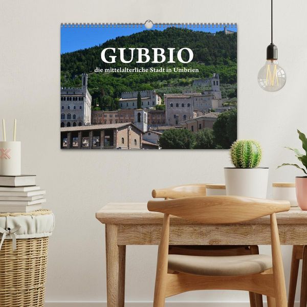 Produktbild: Gubbio - die mittelalterliche Stadt in Umbrien (Wandkalender 2026 DIN A3 quer), CALVENDO Monatskalender