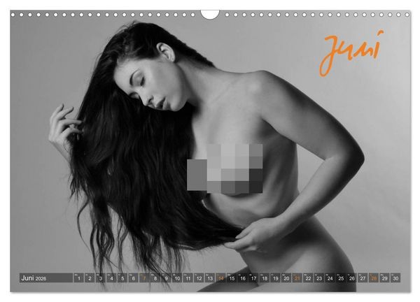 Produktbild: Erotik Fotoart Klassische Aktfotografie (Wandkalender 2026 DIN A3 quer), CALVENDO Monatskalender