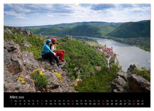 Produktbild: Wachau, Wachau, du Tr&auml;umerin (hochwertiger Premium Wandkalender 2026 DIN A2 quer), Kunstdruck in Hochglanz