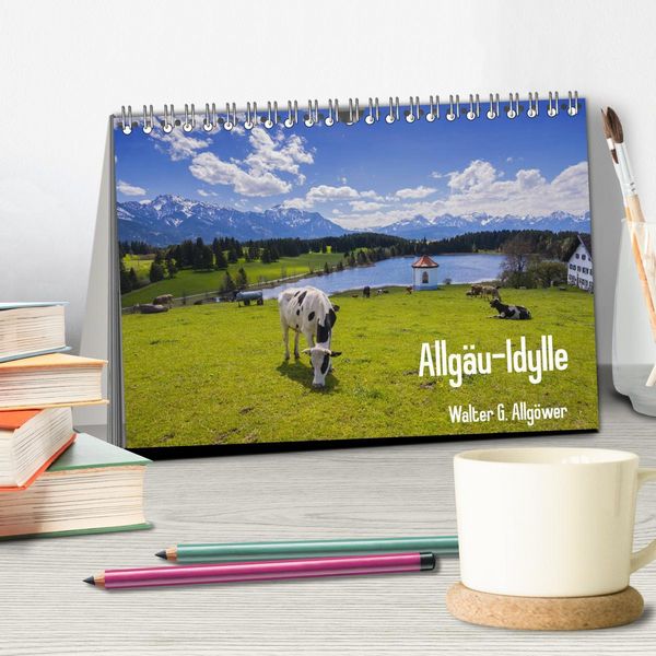 Produktbild: Allg&auml;u-Idylle (Tischkalender 2026 DIN A5 quer), CALVENDO Monatskalender