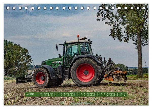 Produktbild: Landwirtschaft - Giganten im Feld (Tischkalender 2026 DIN A5 quer), CALVENDO Monatskalender
