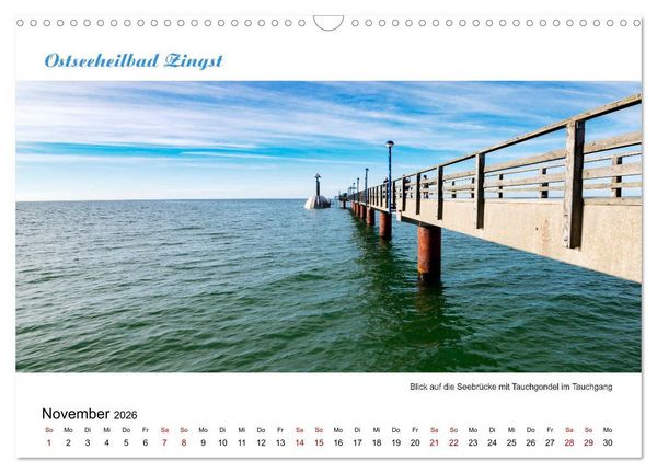 Produktbild: Panorama-Blick Fischland-Darss-Zingst (Wandkalender 2026 DIN A3 quer), CALVENDO Monatskalender