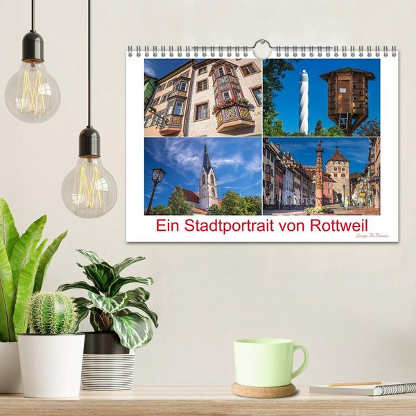 Produktbild: Ein Stadtportrait von Rottweil (Wandkalender 2026 DIN A4 quer), CALVENDO Monatskalender