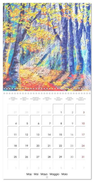 Produktbild: Autumn paintings (Wall Calendar 2026 12 &times; 12 Inch) CALVENDO 12 Month Wall Calendar