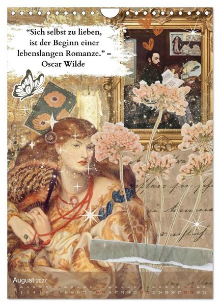 Produktbild: Vintage Vibes &ndash; Frauen, Kunst und Worte (Wandkalender 2027 DIN A4 hoch), CALVENDO Monatskalender