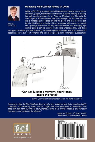 Produktbild: Managing High Conflict People in Court