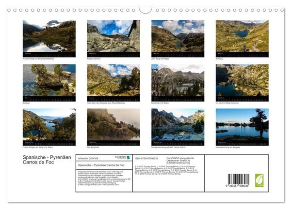 Produktbild: Spanische - Pyren&auml;en Carros de Foc (Wandkalender 2026 DIN A3 quer), CALVENDO Monatskalender