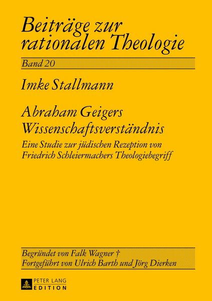 Produktbild: Abraham Geigers Wissenschaftsverst&auml;ndnis