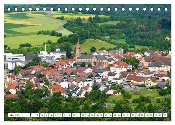 Produktbild: Hardheim und Umgebung (Tischkalender 2026 DIN A5 quer), CALVENDO Monatskalender