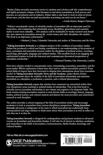 Produktbild: Taking Journalism Seriously