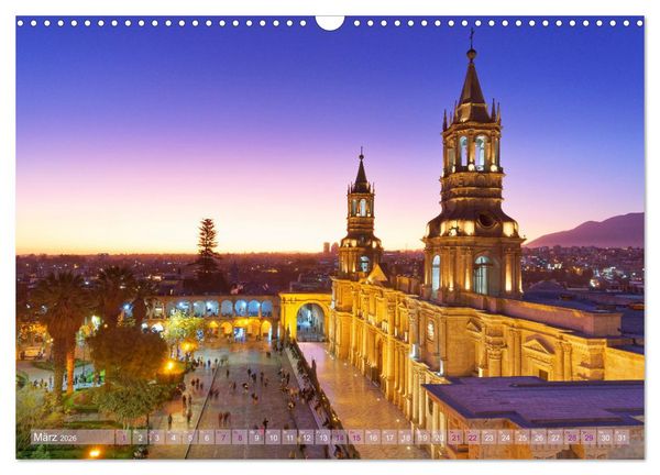 Produktbild: Bekanntes und Unbekanntes Peru (Wandkalender 2026 DIN A3 quer), CALVENDO Monatskalender
