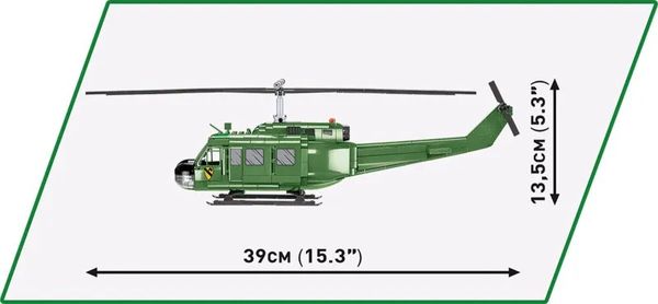 COBI 2423 - Historical Collection, Vietnam War, Bell UH-1 Huey IROQUOIS, Hubschrauber, 656 Klemmbausteine