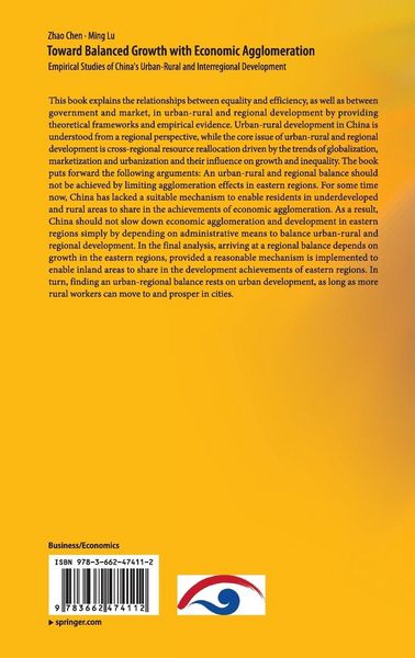 Produktbild: Toward Balanced Growth with Economic Agglomeration