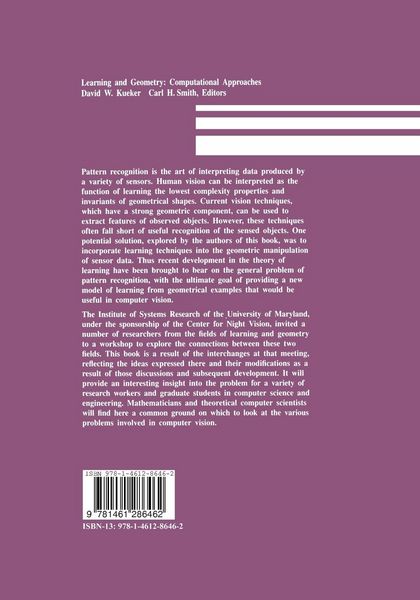 Produktbild: Learning and Geometry: Computational Approaches