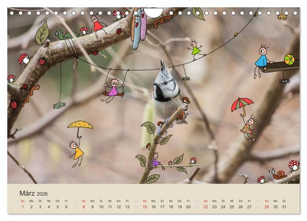Produktbild: Das Leben der kleinen Pankies (Wandkalender 2026 DIN A4 quer), CALVENDO Monatskalender