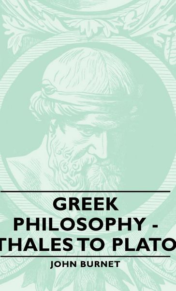Produktbild: Greek Philosophy - Thales to Plato