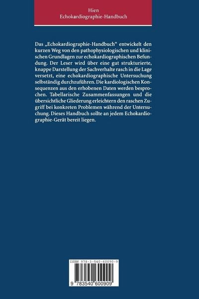 Produktbild: Echokardiographie-Handbuch