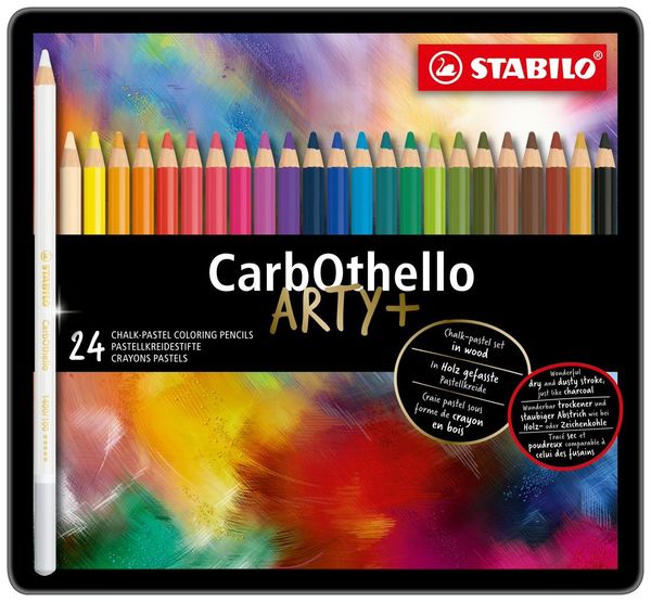 STABILO Kreidestift Pastell CarbOthello 24er Set