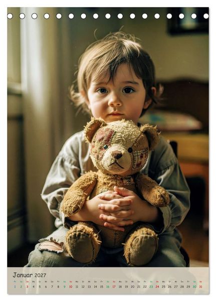 Produktbild: Mein liebster Teddy (Tischkalender 2027 DIN A5 hoch), CALVENDO Monatskalender