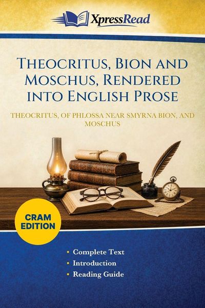 Produktbild: Theocritus, Bion and Moschus, Rendered Into English Prose (Cram Edition)