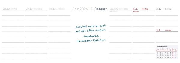 Produktbild: Stromberg Tischkalender 2027