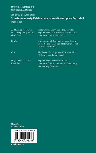 Produktbild: Structure-Property Relationships in Non-Linear Optical Crystals II