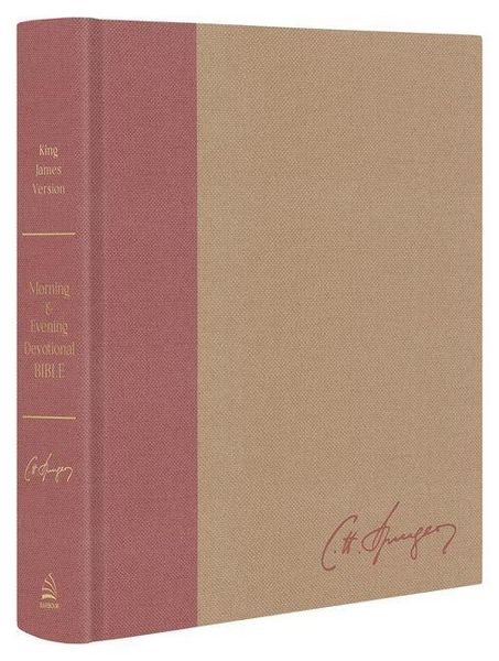 Produktbild: Charles Spurgeon's Morning & Evening Devotional Bible KJV [Rose Gold & Sand Signature]