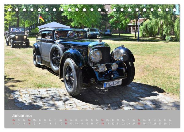 Produktbild: OLDTIMER-Event (Tischkalender 2026 DIN A5 quer), CALVENDO Monatskalender
