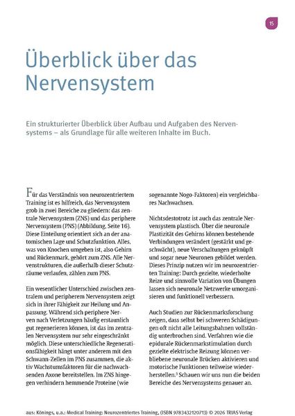 Produktbild: Medical Training: Neurozentriertes Training