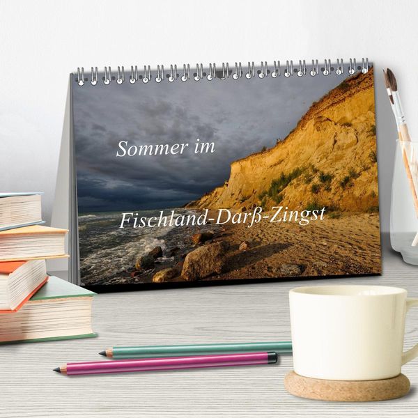 Produktbild: Sommer im Fischland-Dar&szlig;-Zingst (Tischkalender 2026 DIN A5 quer), CALVENDO Monatskalender