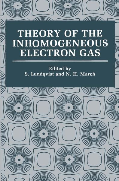 Produktbild: Theory of the Inhomogeneous Electron Gas