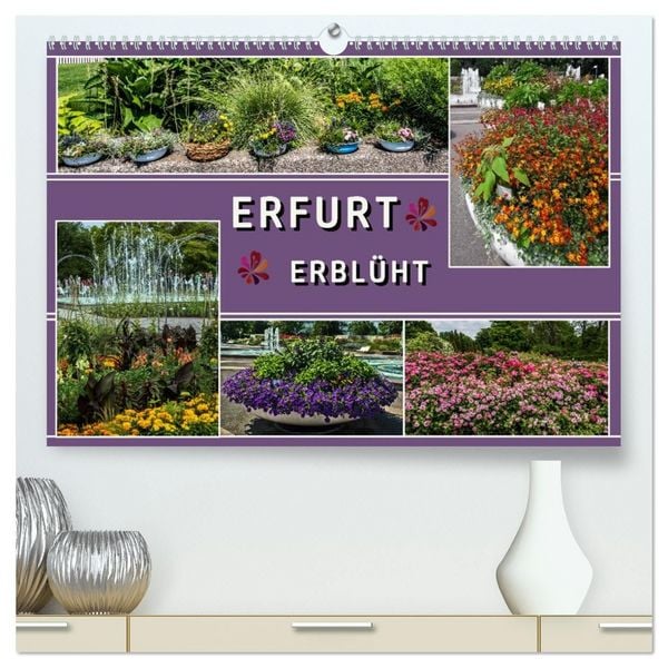 Produktbild: Erfurt erbl&uuml;ht (hochwertiger Premium Wandkalender 2027 DIN A2 quer), Kunstdruck in Hochglanz