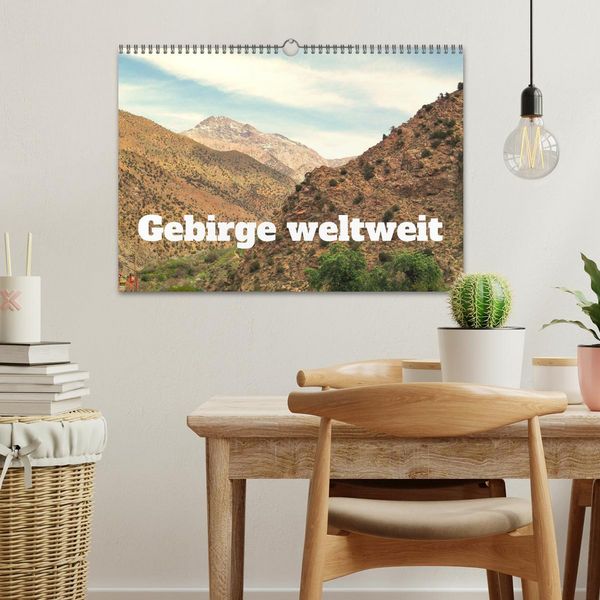 Produktbild: Gebirge weltweit (Wandkalender 2026 DIN A3 quer), CALVENDO Monatskalender
