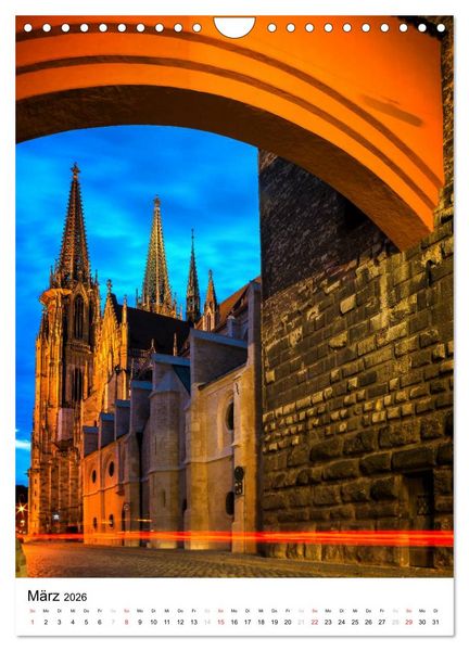 Produktbild: Regensburg &ndash; Perle der Oberpfalz (Wandkalender 2026 DIN A4 hoch), CALVENDO Monatskalender