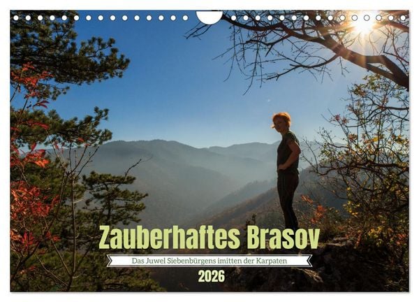 Produktbild: Zauberhaftes Brasov - Das Juwel Siebenb&uuml;rgens imitten der Karpaten (Wandkalender 2026 DIN A4 quer), CALVENDO Monatskalender