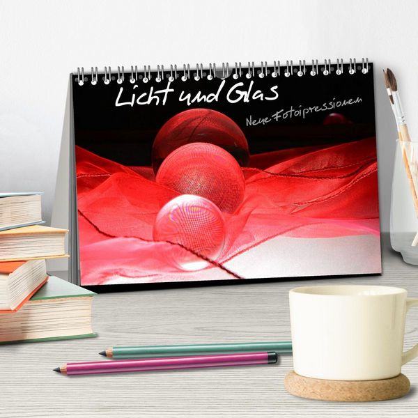 Produktbild: Licht und Glas - Neue Fotoimpressionen (Tischkalender 2026 DIN A5 quer), CALVENDO Monatskalender