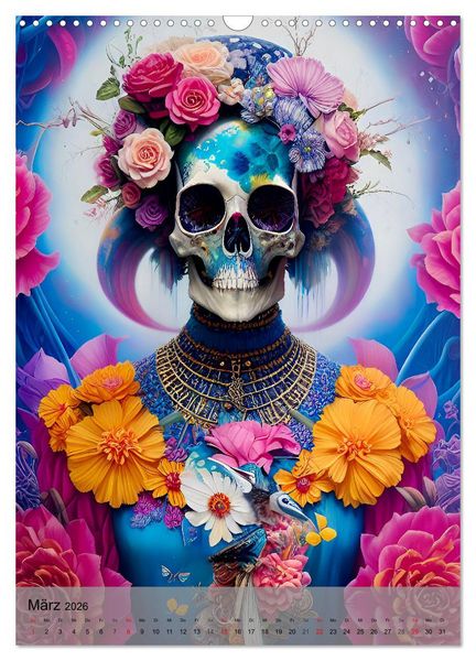 Produktbild: Beautiful Death (Wandkalender 2026 DIN A3 hoch), CALVENDO Monatskalender