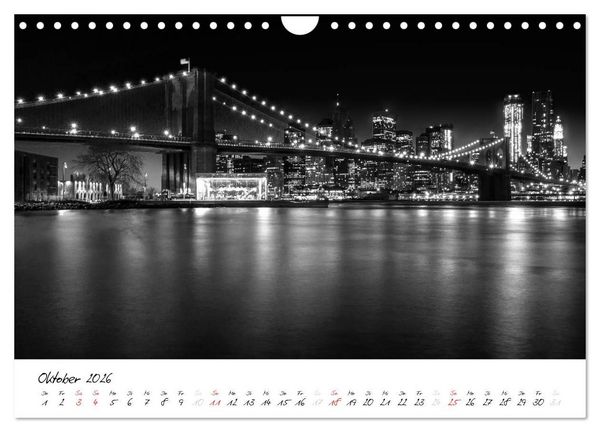 Produktbild: New York &ndash; The Big Apple (Wandkalender 2026 DIN A4 quer), CALVENDO Monatskalender