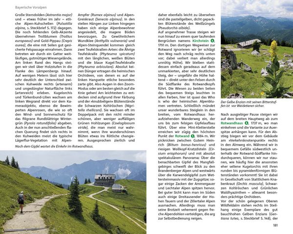 Produktbild: ROTHER Wanderbuch Blumenwanderungen Bayerische Alpen