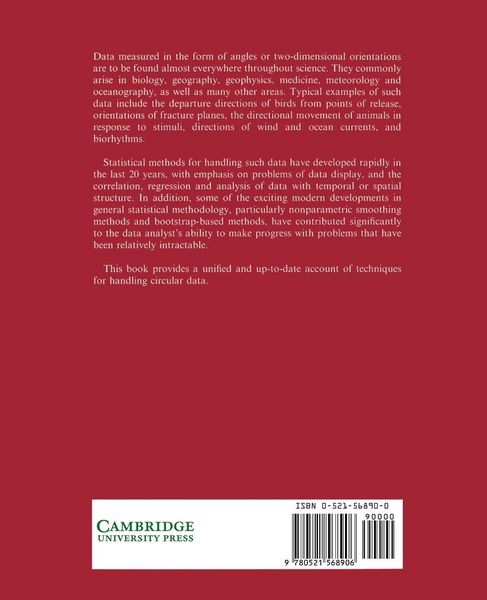 Produktbild: Statistical Analysis of Circular Data