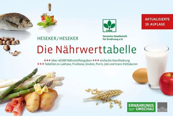 Produktbild: Die N&auml;hrwerttabelle