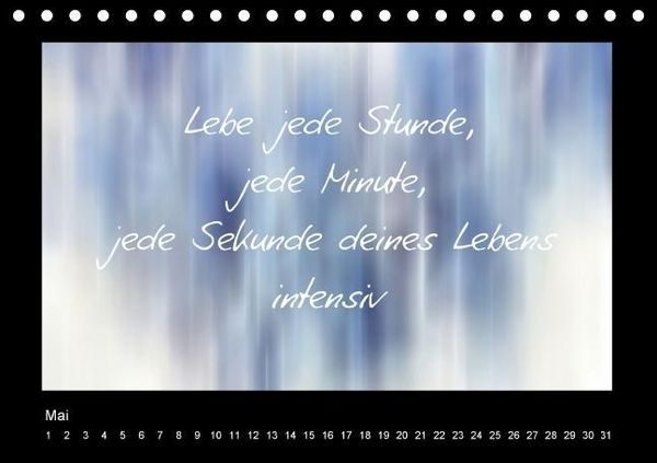 Produktbild: Monatsspr&uuml;che (Tischkalender immerw&auml;hrend DIN A5 quer)